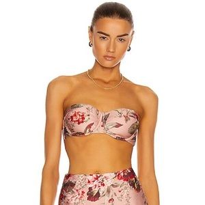 Zimmermann Cassia Musk Floral Bikini Top